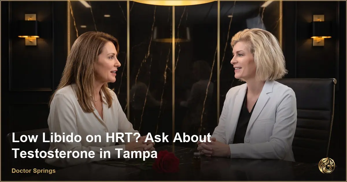 Low Libido on HRT? Ask About Testosterone in Tampa