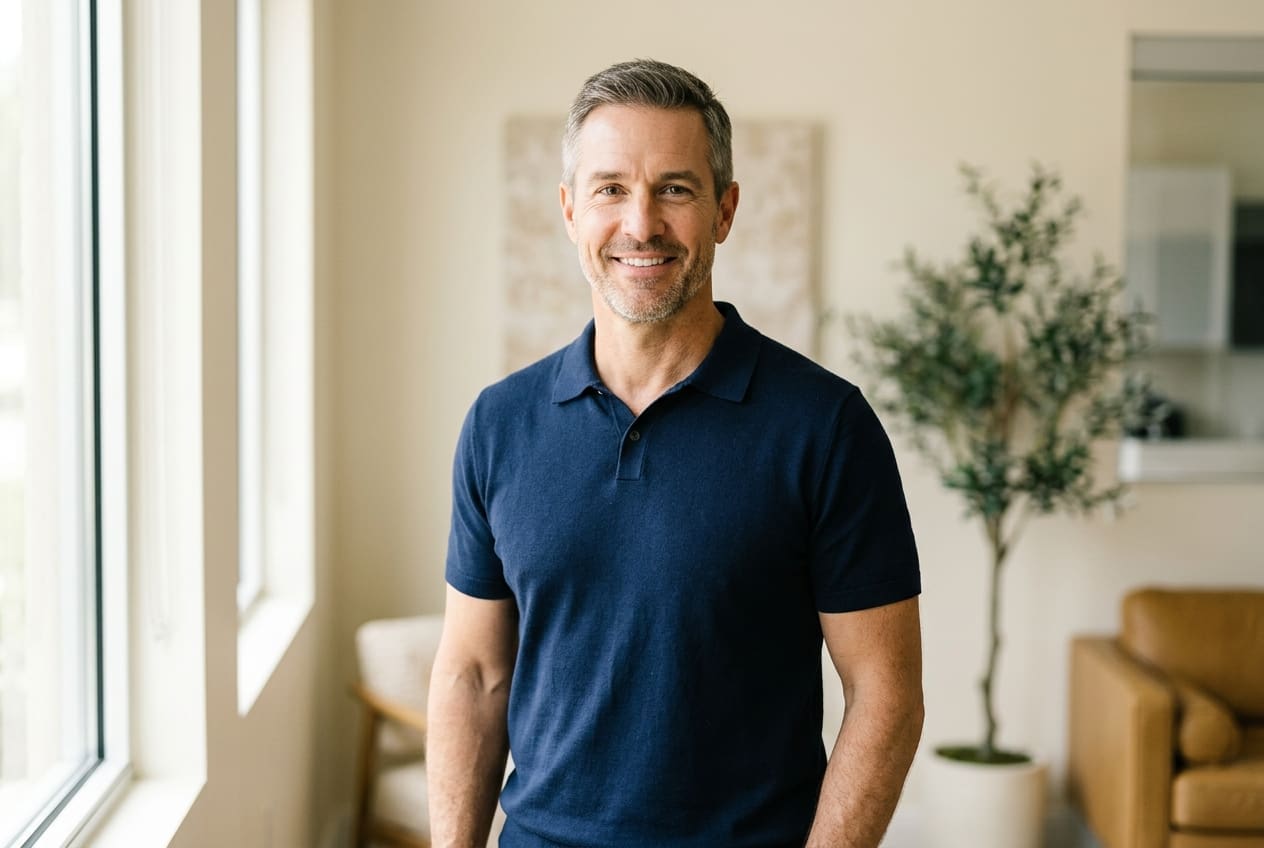 Male patient considering sperm count treatment options