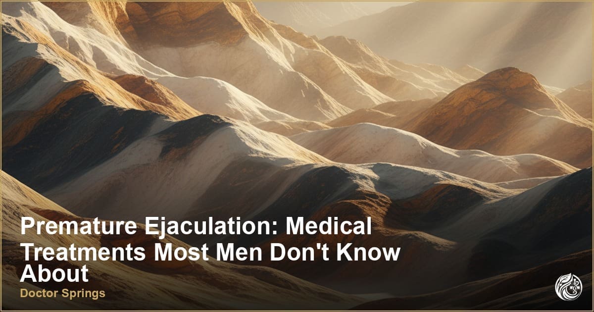Premature Ejaculation: Medical Treatments Most Men Don’t Know About