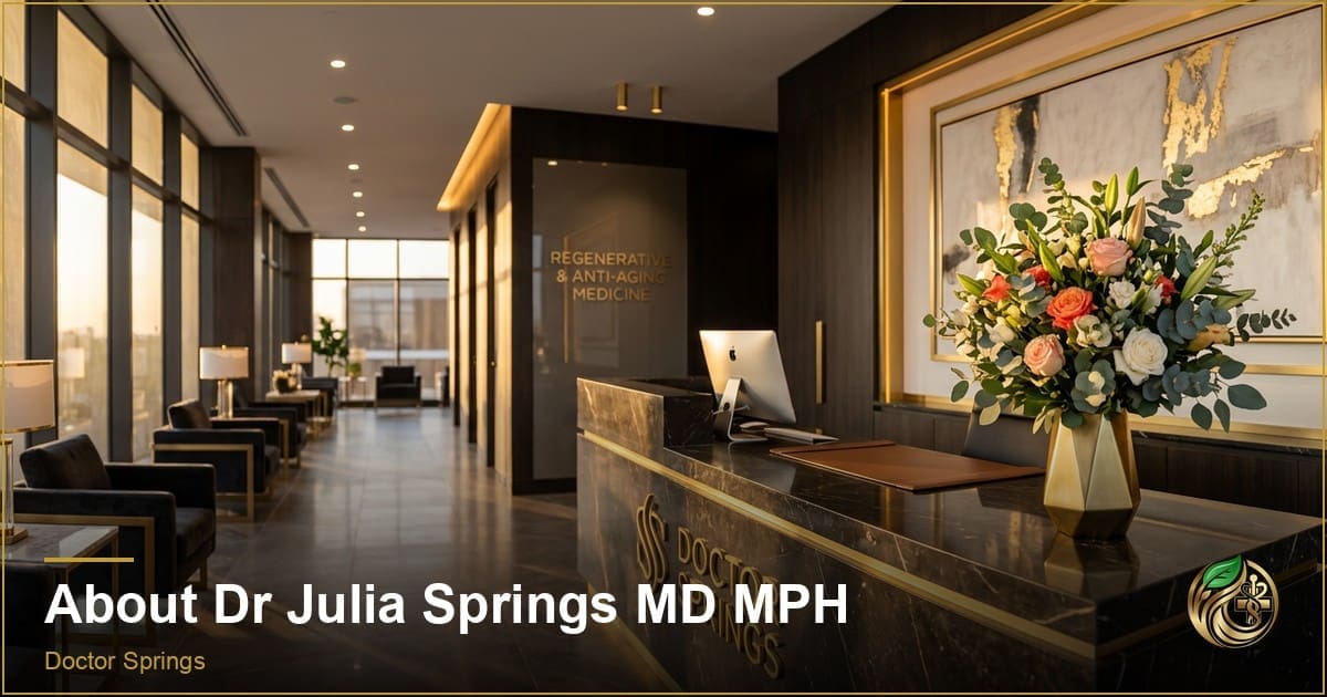 Dr. Julia Springs, MD, MPH | Tampa Concierge Doctor